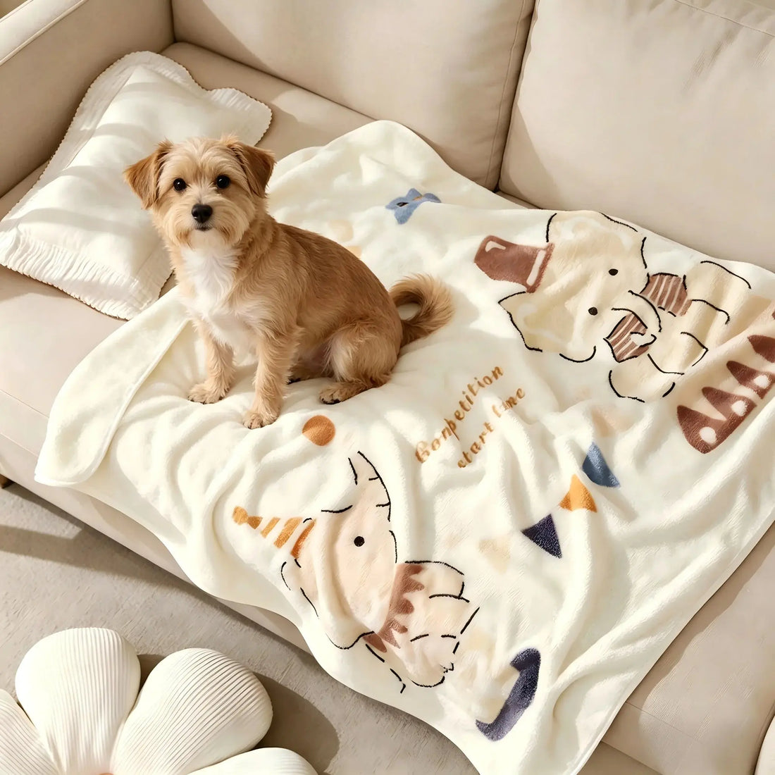 🐾 Petoria® Kuschelige Premium Haustierdecke – Weiche Fleecedecke für Hunde &amp; Katzen Petoria