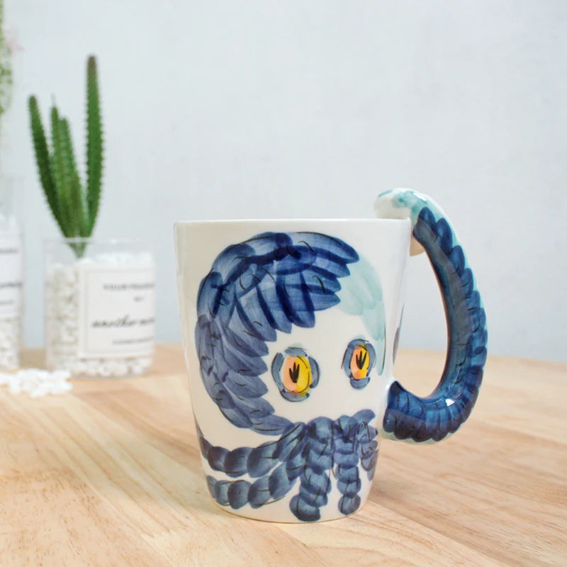 Dinosaurier Keramiktasse – 3D Kaffeebecher