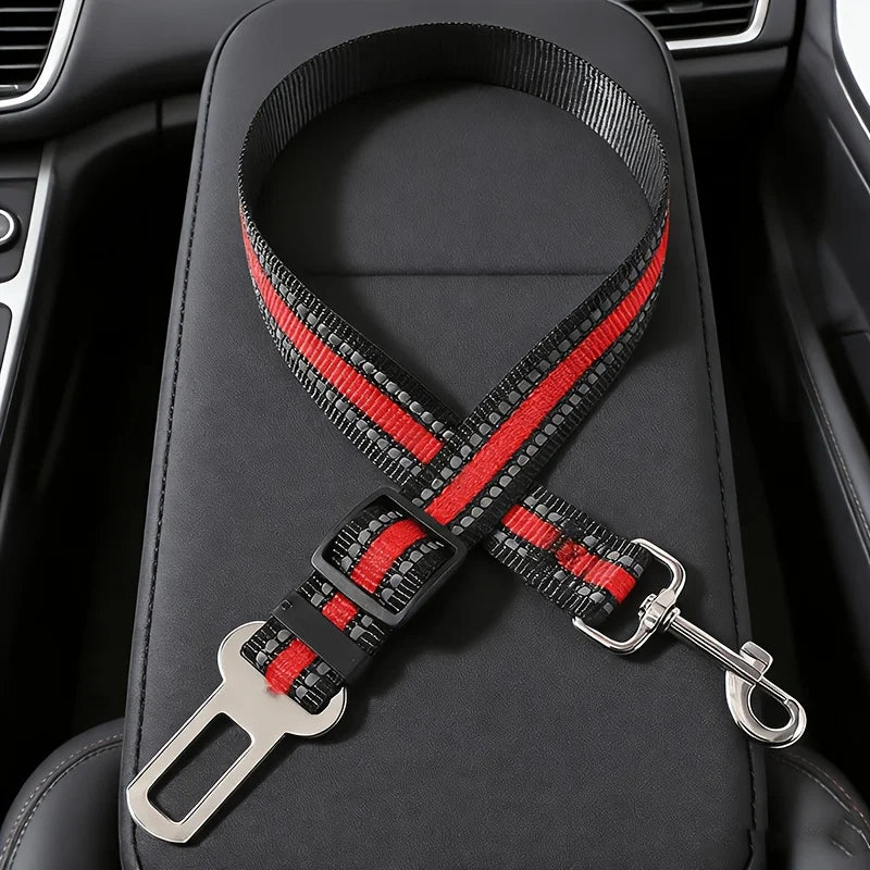 🐾 Petoria® Verstellbarer Autosicherheitsgurt für Hunde &amp; Katzen – Elastischer Sicherheitsgurt für sichere Autofahrten