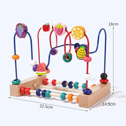 Holz Perlenlabyrinth Lernspiel für Kinder