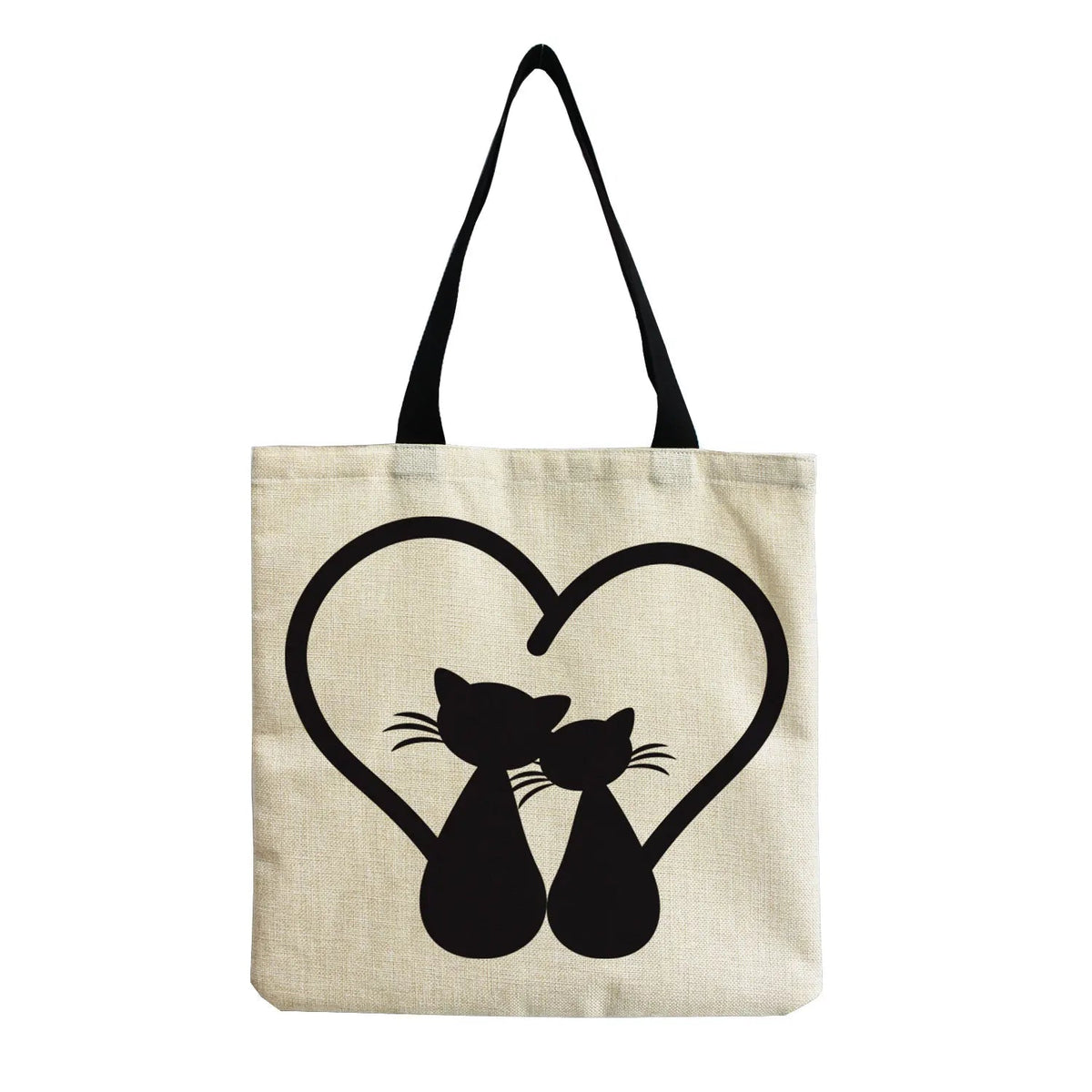 Cartoon Cute Dinosaur Printed Tote Linen Personality Girl Shoulder Bag Large Capacity Travel Storage Packs Women Shopping Bag Petoria Store