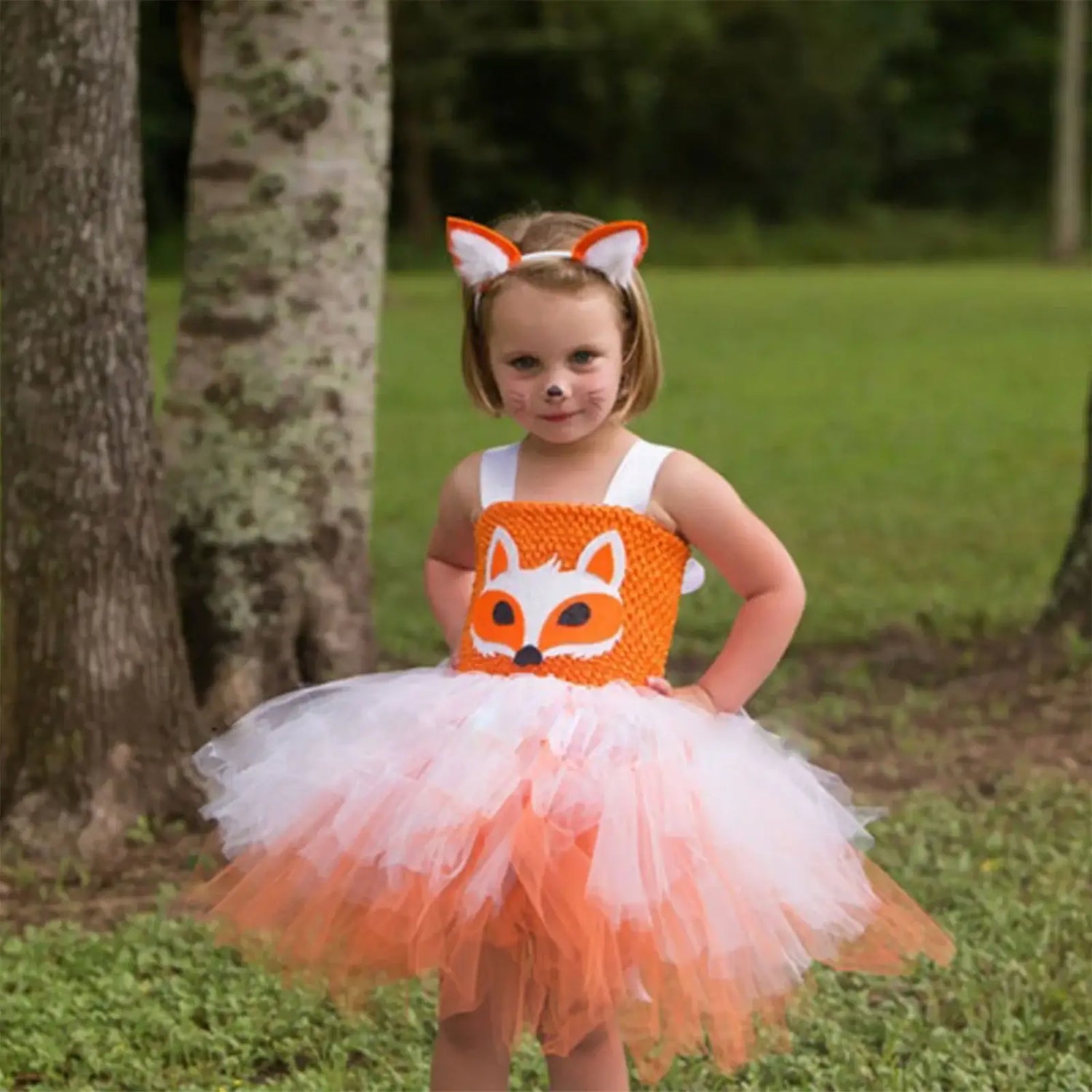 🦊 Petoria™ Fuchs Tutu Kostüm für Kinder