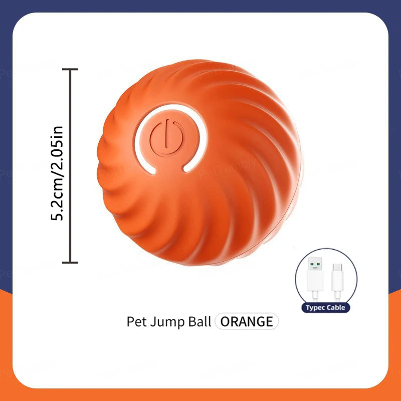 Intelligentes Hundespielzeug, Ball, elektronisch, interaktiv, Haustierspielzeug, beweglicher Ball, USB, automatisch bewegend, hüpfend, für Welpen, Geburtstagsgeschenk, Katzenprodukt