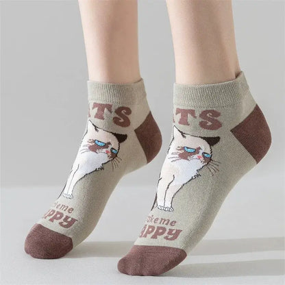 Katzen Baumwollsocken