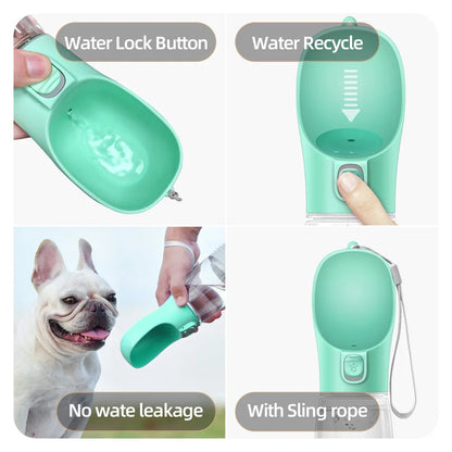 Portable Dog Water Bottle For Small Large Dogs Cat Outdoor Leakproof Walking Drinking Bowls Chihuahua French Bulldog Supplies Petoria Store