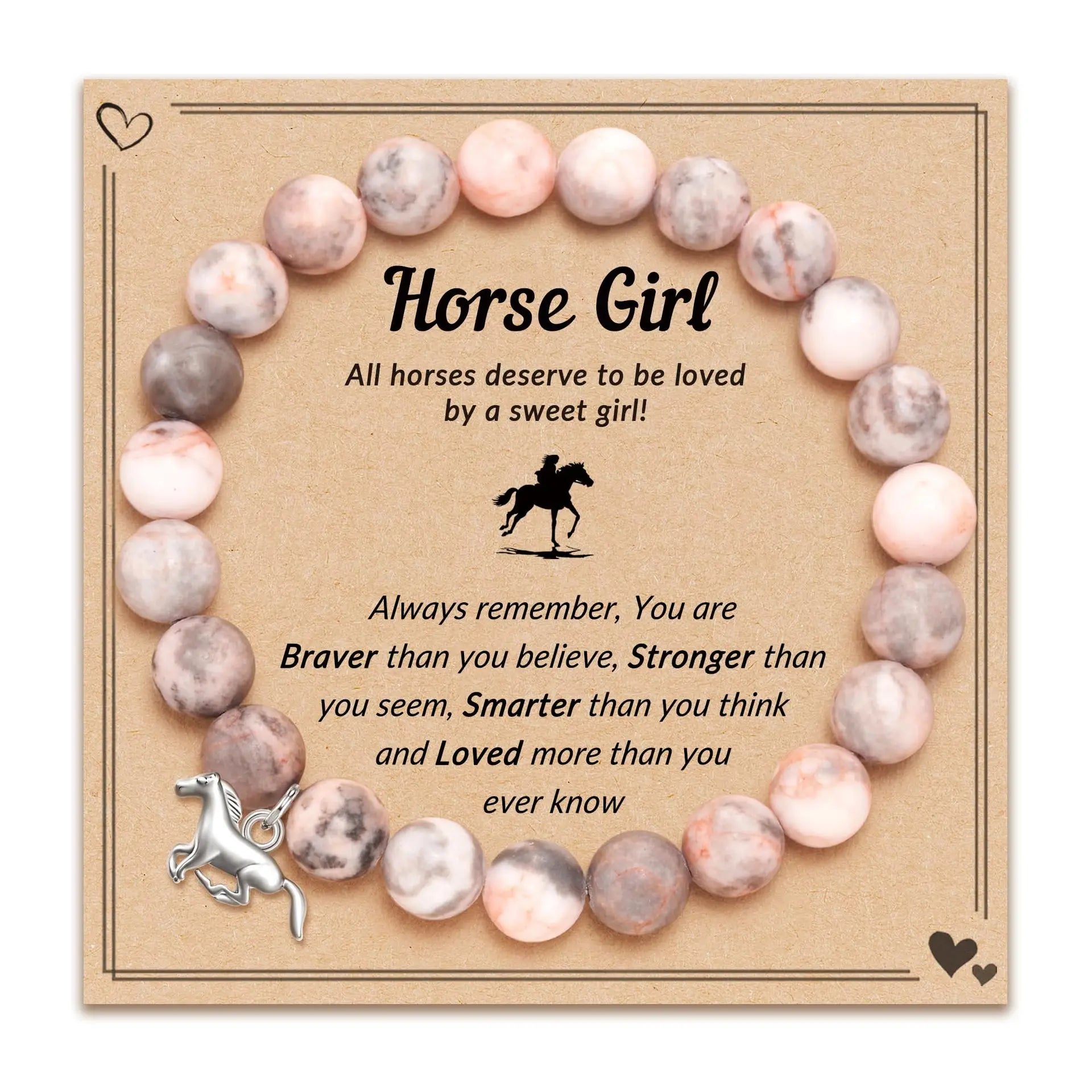Pferde-Charm-Armband für Mädchen – Liebevolles Geschenk