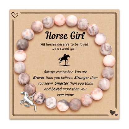Pferde-Charm-Armband für Mädchen – Liebevolles Geschenk