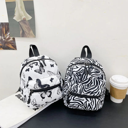 Fashion Women Rucksack Mini Backpack Animal Pattern Printing Handbags High Capacity Travel Bags Casual Bag Cosmetic Bag Rucksack Petoria Store