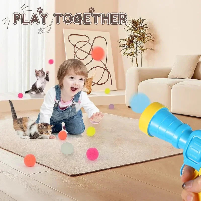Plüschball-Spielzeug für Katzen – Interaktiv und weich