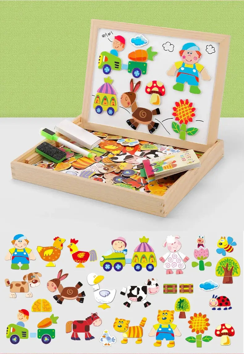 Magnetisches Lernbrett 100+ Montessori
