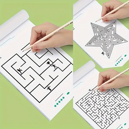 Labyrinth Lernbuch für Kinder mit Übungen