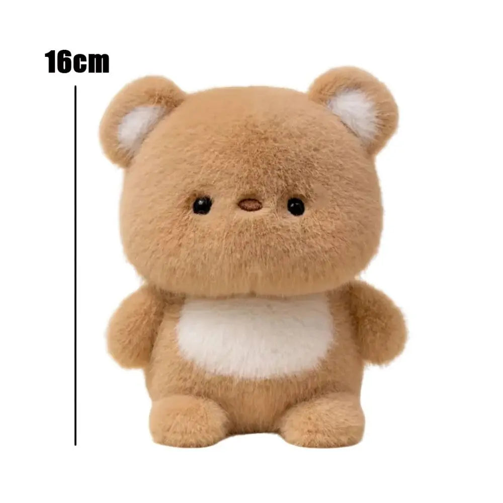 Niedliche Plüsch-Begleiterpuppe, Anime-Elefant, Kaninchen, Bär, Panda, Cartoon-Schreibtisch-Begleiterpuppe, 16 cm, weiches Plüschtier, Schlafgeschenk