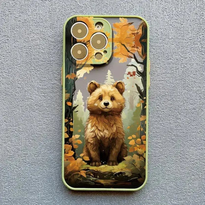 Matte Tier Handyhülle für iPhone Petoria