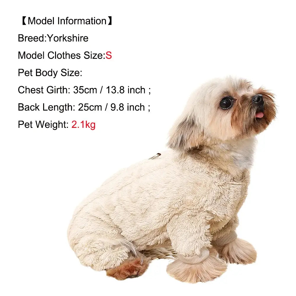 🐕 Petoria™ Fleece Hunde Overall
