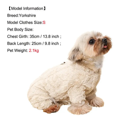 🐕 Petoria™ Fleece Hunde Overall