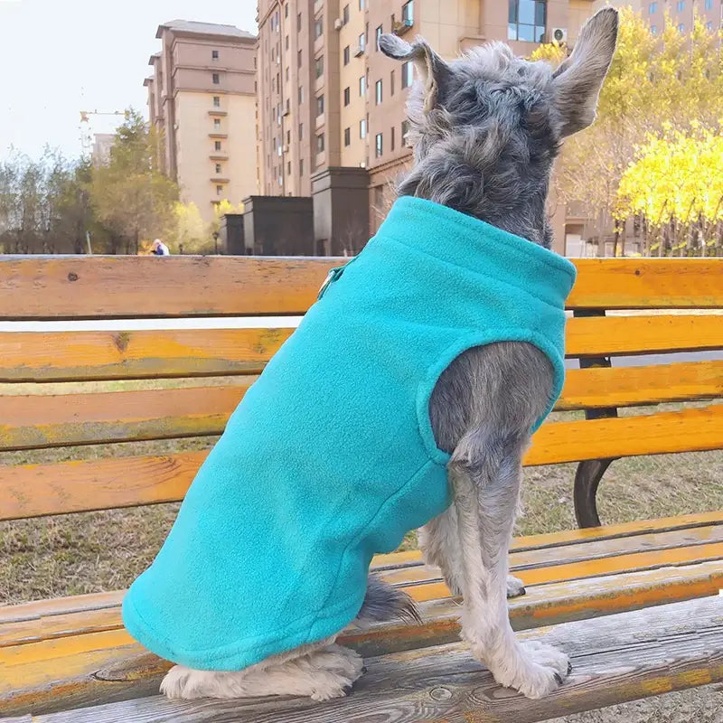 Fleece Hundeweste mit D-Ring Warm und Bequem