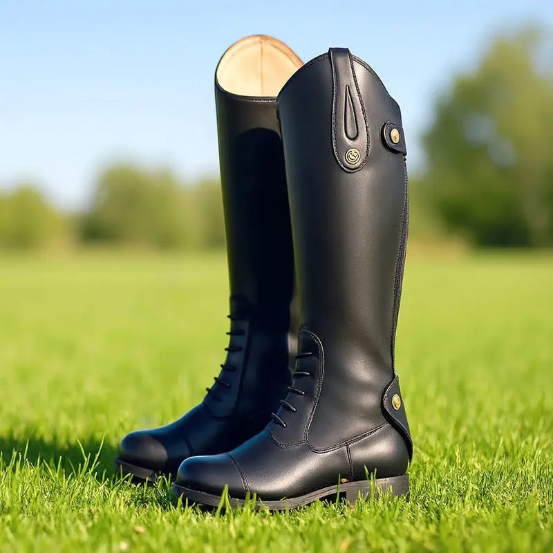 Leder-Reitstiefel für Damen und Herren – Rutschfest