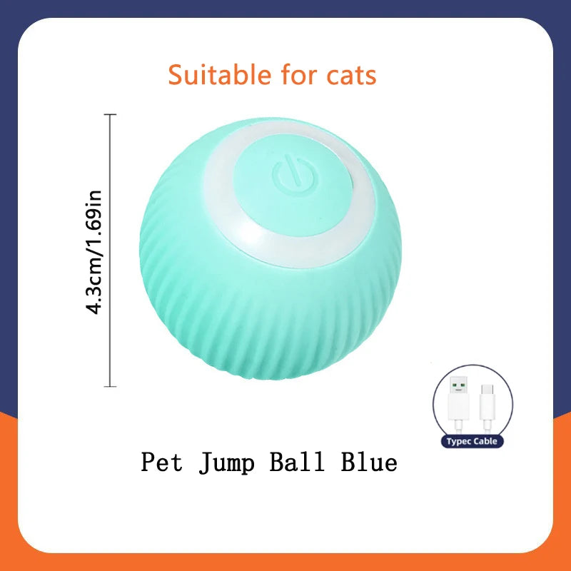 Intelligentes Hundespielzeug, Ball, elektronisch, interaktiv, Haustierspielzeug, beweglicher Ball, USB, automatisch bewegend, hüpfend, für Welpen, Geburtstagsgeschenk, Katzenprodukt