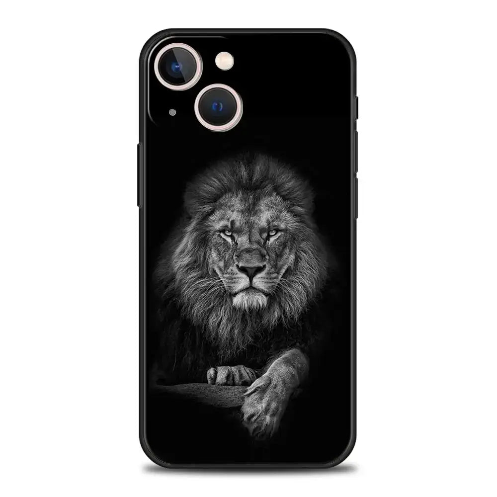 Löwen Handyhülle für iPhone mit Robustem Schutz