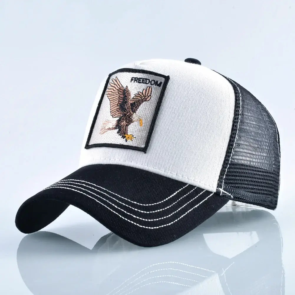 Trucker Baseballkappe mit Tier-Patch