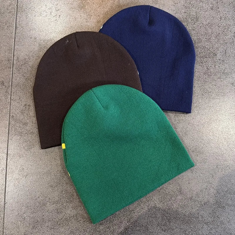 Beanie mit Baumfrosch-Aufdruck für Herren und Damen, dehnbare gestrickte Totenkopfmütze für Outdoor-Sportarten, lässige Streetwear, Unisex-Wintermütze mit Bündchen