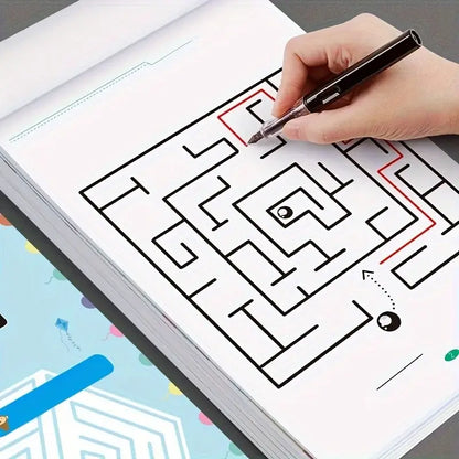 Labyrinth Lernbuch für Kinder mit Übungen