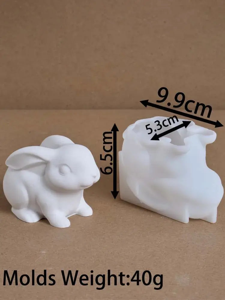 3D Osterhase Silikonform für Backformen