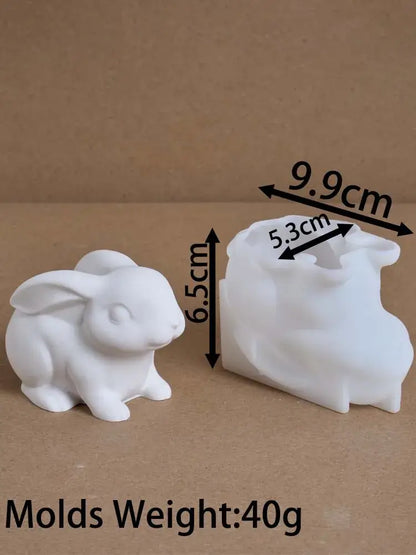 3D Osterhase Silikonform für Backformen