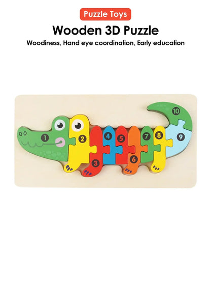 🧩 Petoria™ 3D Holz Tier Puzzle