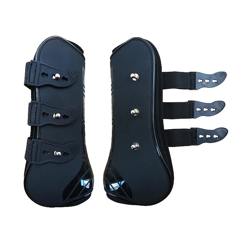 Vorne Hinterbein Stiefel Einstellbare Pferd Bein Stiefel Equine Front Hinterbein Schutz Reit Sehne Schutz Pferd Sprunggelenk Klammer