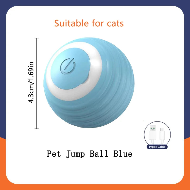 Intelligentes Hundespielzeug, Ball, elektronisch, interaktiv, Haustierspielzeug, beweglicher Ball, USB, automatisch bewegend, hüpfend, für Welpen, Geburtstagsgeschenk, Katzenprodukt