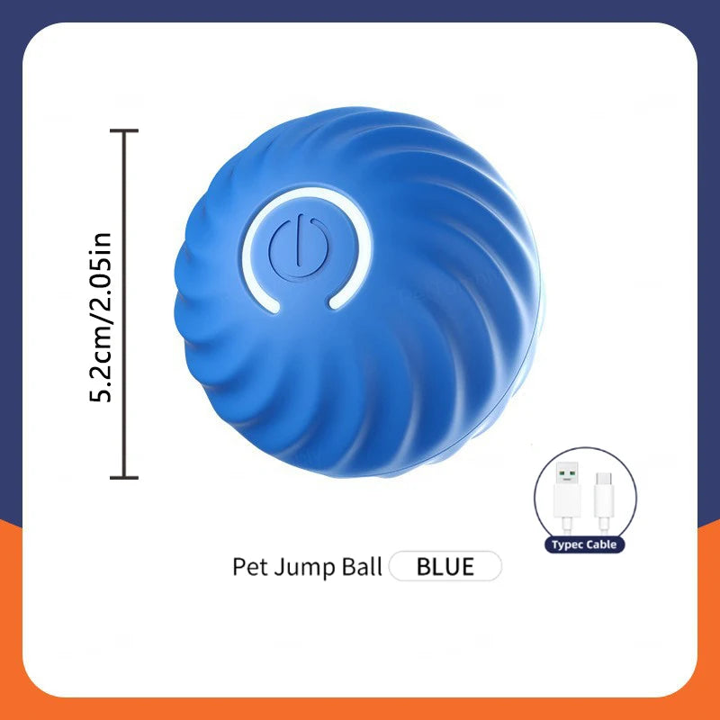 Intelligentes Hundespielzeug, Ball, elektronisch, interaktiv, Haustierspielzeug, beweglicher Ball, USB, automatisch bewegend, hüpfend, für Welpen, Geburtstagsgeschenk, Katzenprodukt