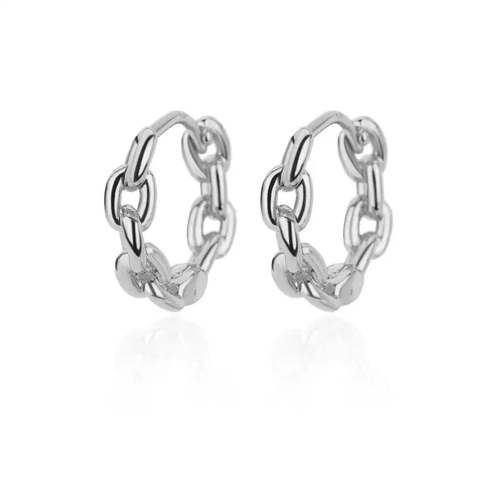 Elegante runde Ohrringe für Frauen und Mädchen, luxuriöse Edelstahl-Creolen, Vintage-Stil, Hochzeit, Verlobung, ästhetischer Schmuck