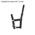 Verstellbares Nylongewebe für Reitsport, Western-Pferdehalfter, Reitbekleidung, Schwarz, XS, S, M, L, XL, ergonomische, bequeme Neckbänder