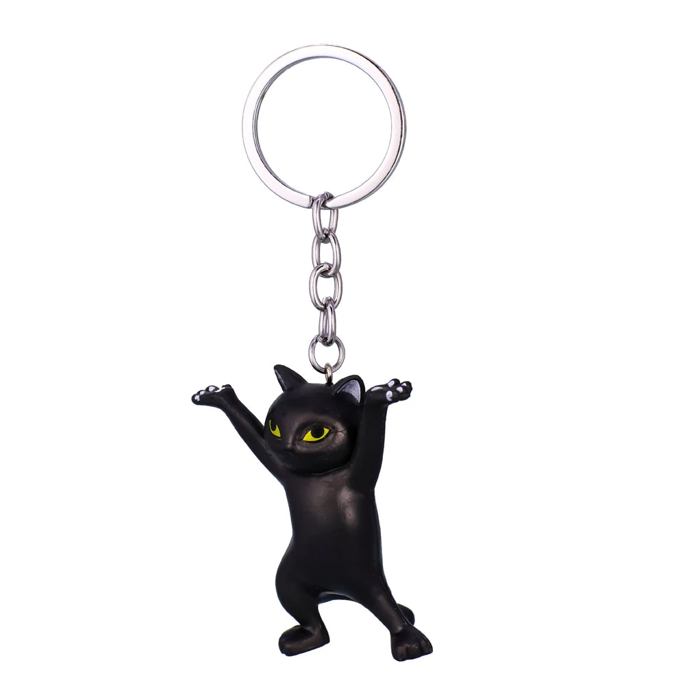 Cartoon Kätzchen Schlüssel bund Heilung Tier Schlüssel anhänger kreative Katze Anhänger für Frauen Auto Schmuck Schlüssel ring Geldbörse Tasche Zubehör Geschenke