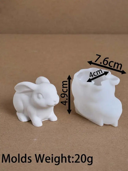 3D Osterhase Silikonform für Backformen
