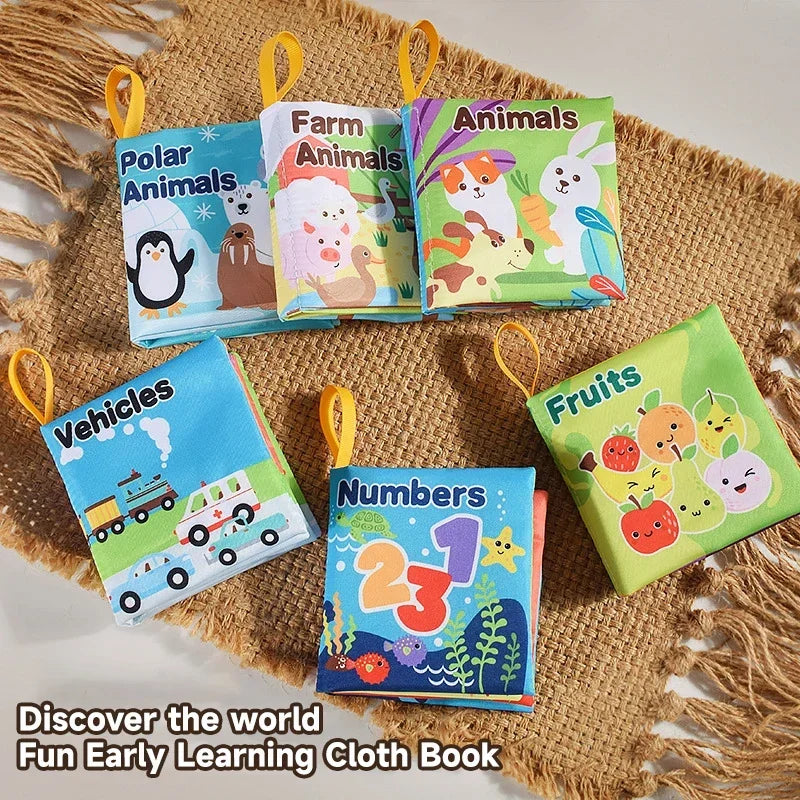Weiches Fühlbuch Lernspielzeug für Kinder