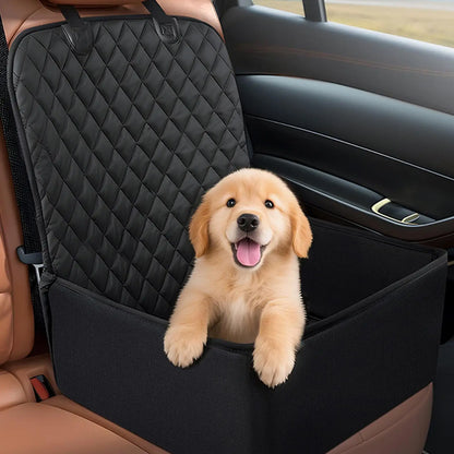 🐾 Petoria® Wasserdichter Auto-Rücksitzschutz für Hunde – Robuster Sitzschoner mit Seitenwänden für SUVs &amp; PKWs