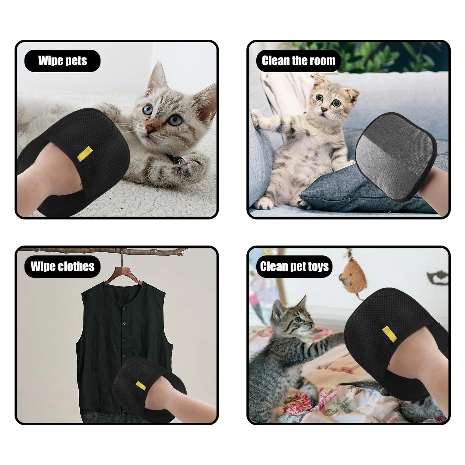 Tierhaarentferner-Handschuh – Waschbar und wiederverwendbar