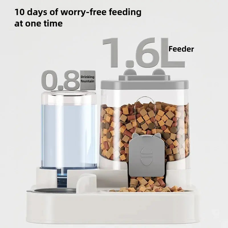 Automatischer Futter- und Wasserspender für Katzen Petoria