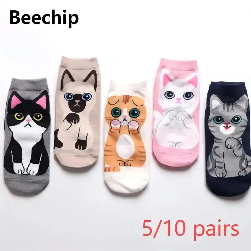 Katzen Socken Set