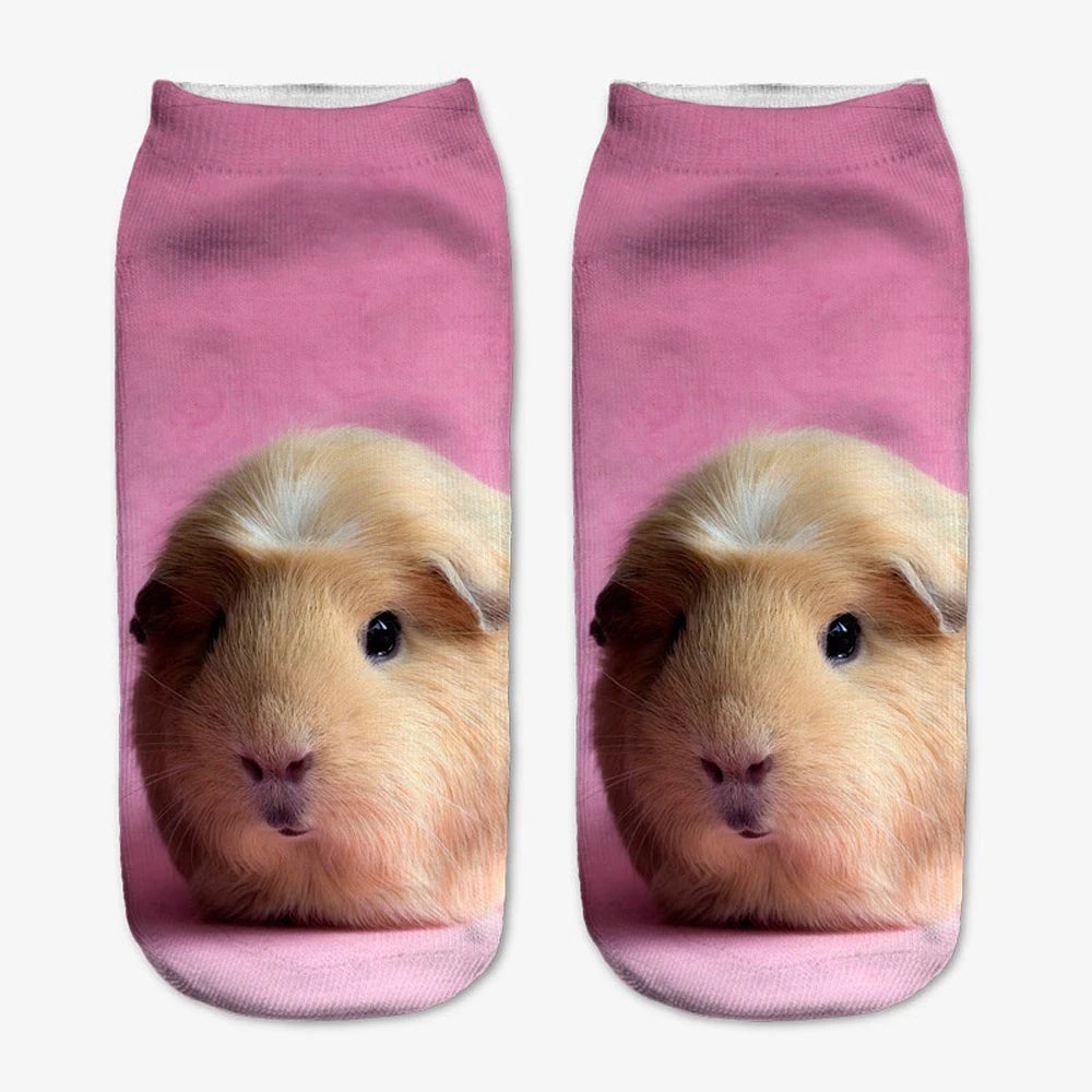 Modische Tiersocken 3D-gedruckt Lustige Kawaii Damen Niedliche Haustiere Fitness Hamster Socken Viele Stile Cool Dropship