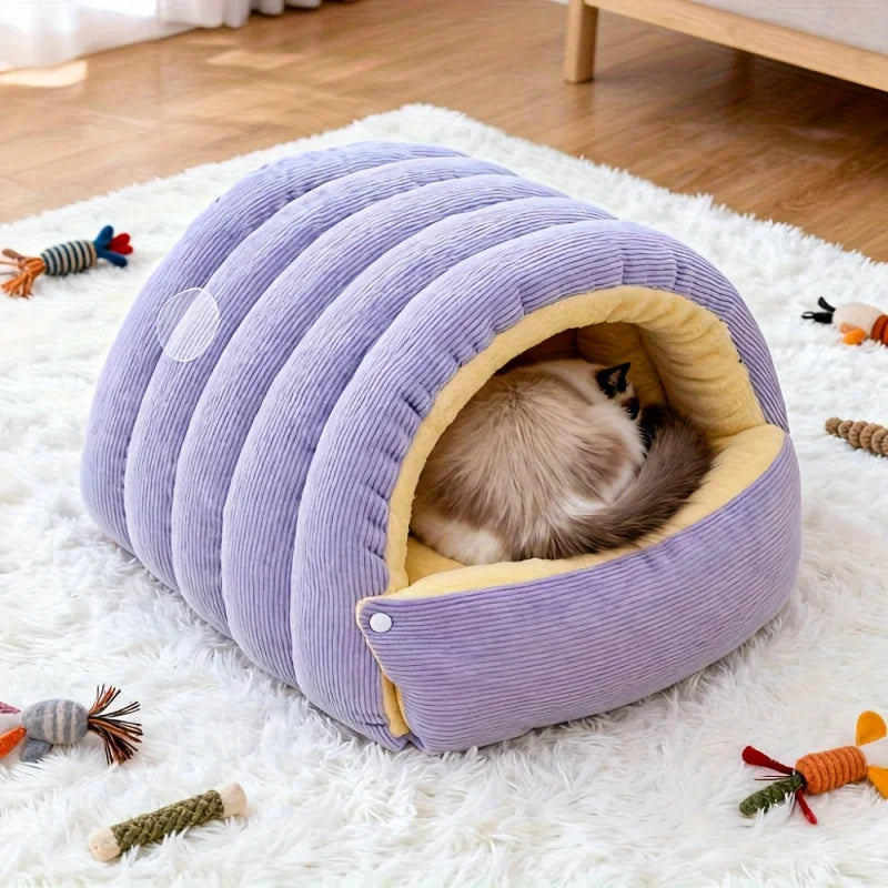 Katzenbett mit Höhle für den Winter | Petoria