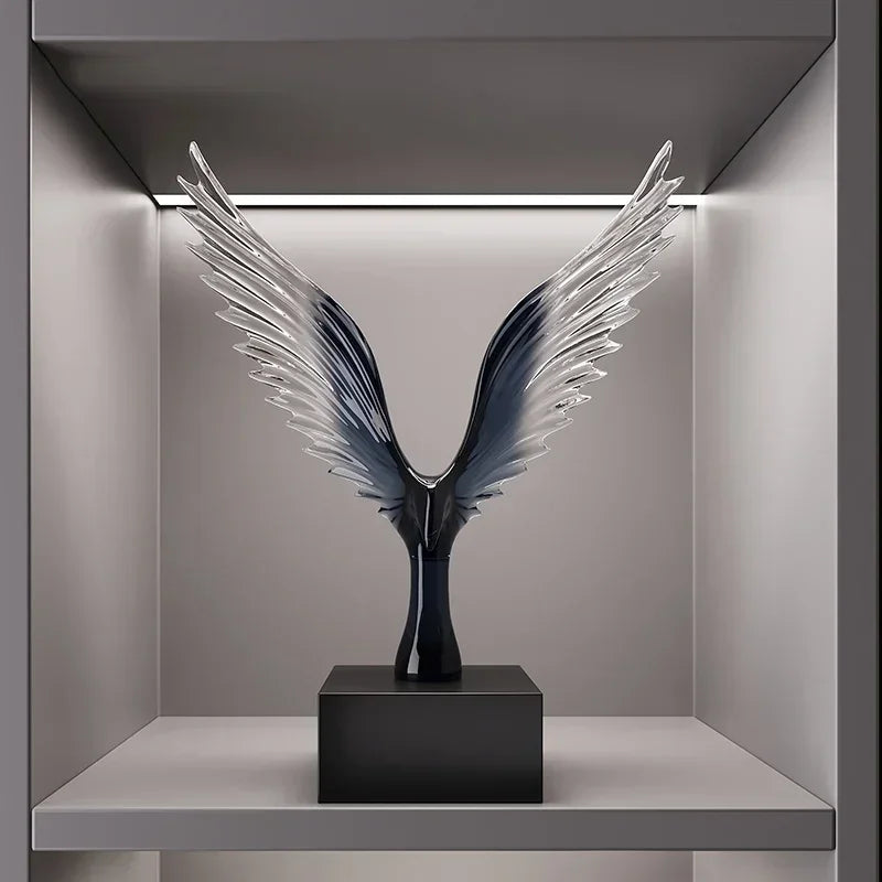 Creative Decor Sculptures Office Decoration Animal Eagle Sculpture Model Ornament Living Room Wine Cabinet Artistic Soft Decor Petoria Store