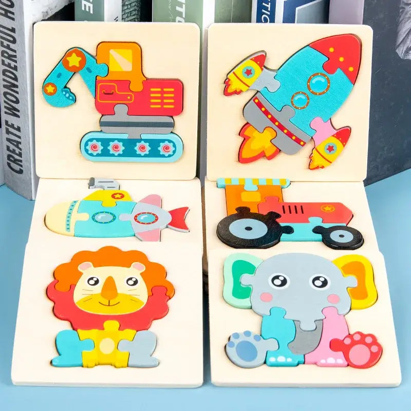 🧩 Petoria™ 3D Holz Tier Puzzle
