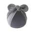 White baby turban beanie with a bow and knot, crafted from gentle cotton, suitable for infants, SKU: 14:202529808