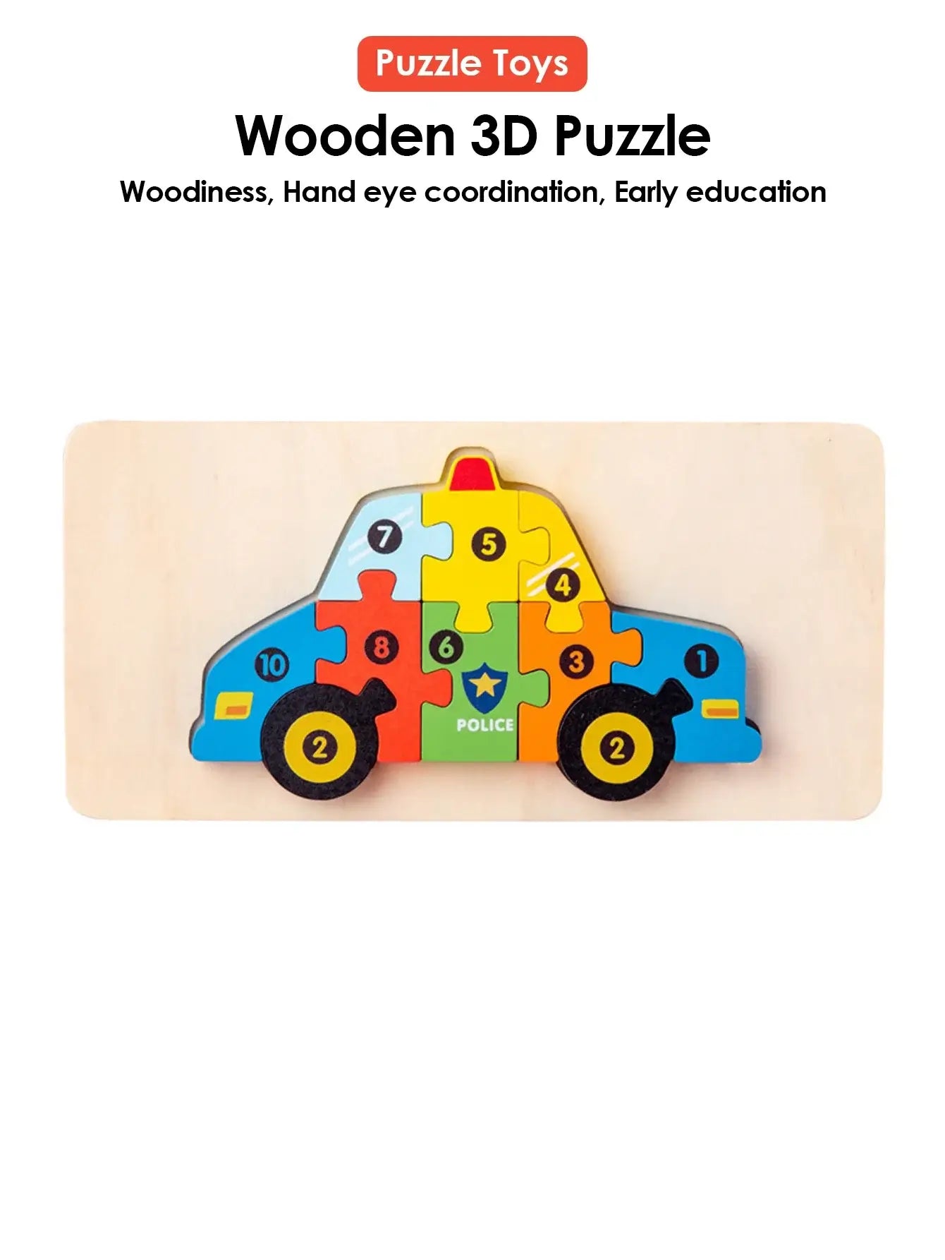 🧩 Petoria™ 3D Holz Tier Puzzle