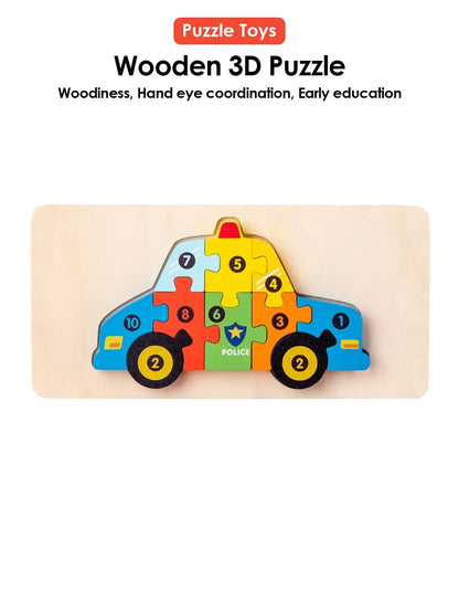 🧩 Petoria™ 3D Holz Tier Puzzle