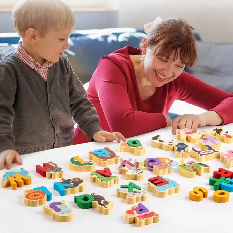 🔤 Petoria™ ABC Tier Alphabet Holzpuzzle