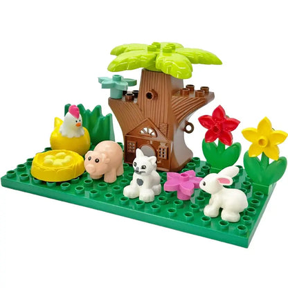 🦒 Petoria™ Tier Bausteine Lernset